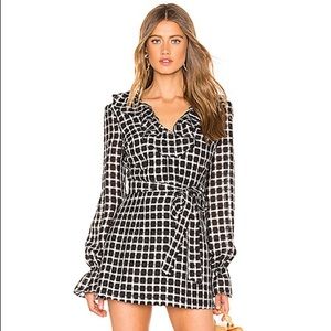 Tularosa Hazel Dress Black and White Gingham